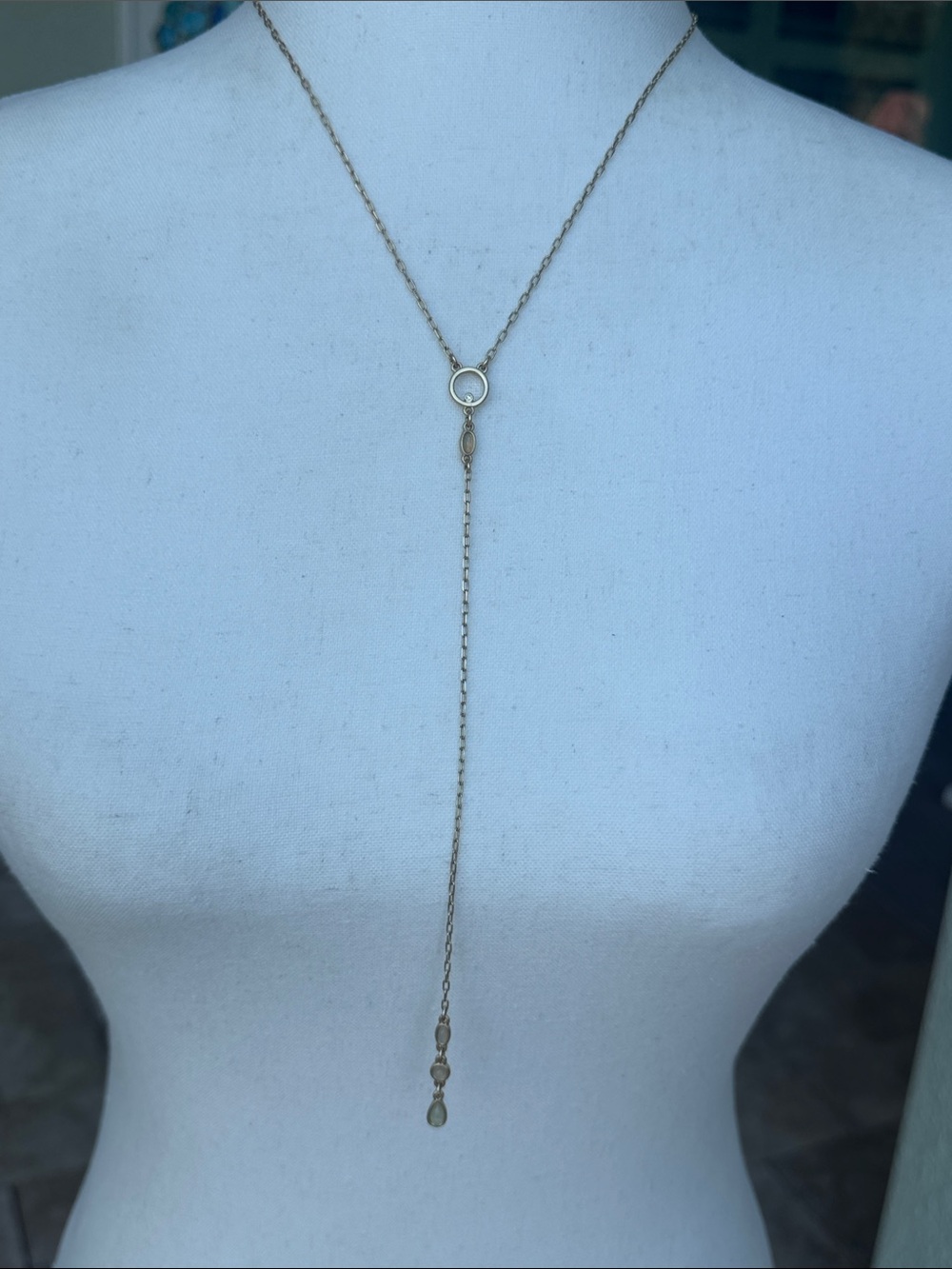 Lucky Brand adjustable length dainty necklace
